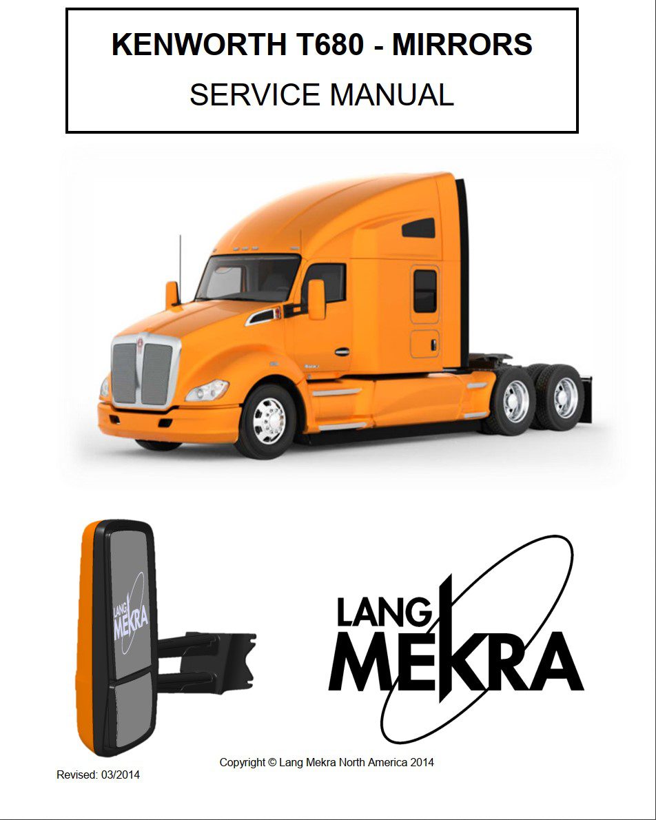 Kenworth T680 Service Manual Mirrors Comprehensive Guide For