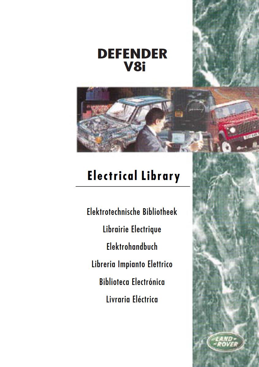 Land Rover Defender V8i Electrical Library LRL 0190ENG PDF For FREE