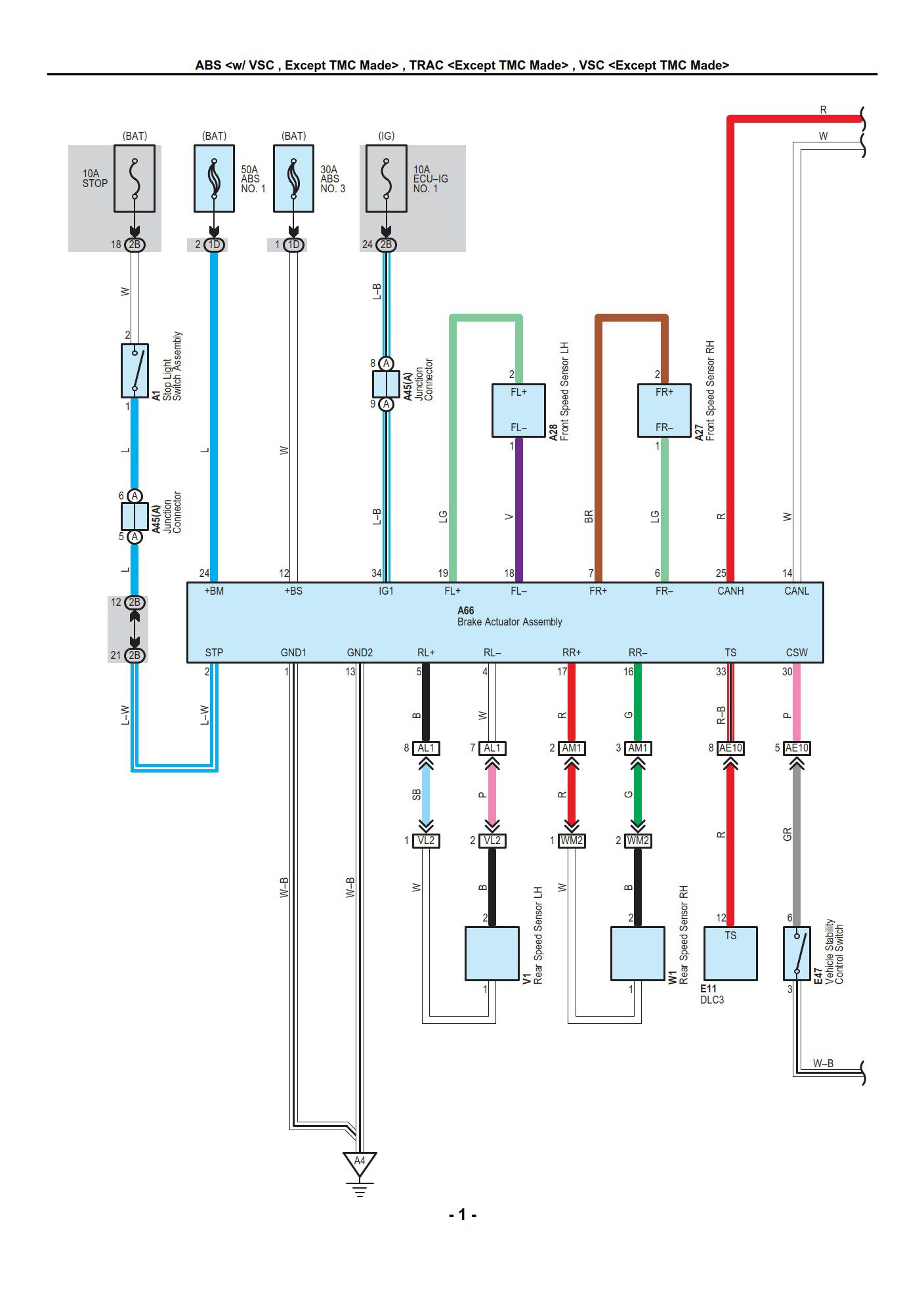 Toyota Corolla 2009 2010 Electrical Wiring Diagrams