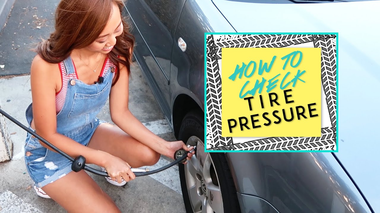 HOW TO CHECK TIRE PRESSURE - DIY  | Jessicann