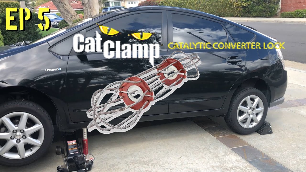 Installing CatClamp: Catalytic Converter Anti-Theft Lock