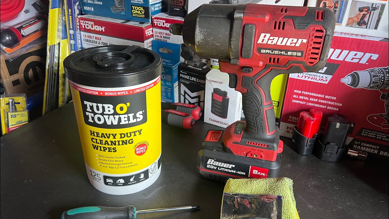 How to Maintain Electric Impact Wrenches! Bauer High Torque Re-Greasing