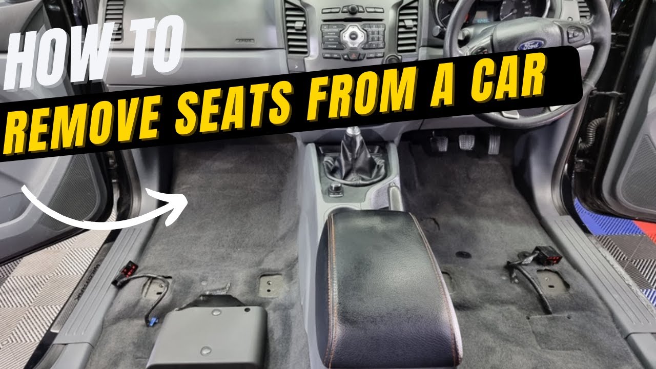 How To Remove Seats From A Car | DIY