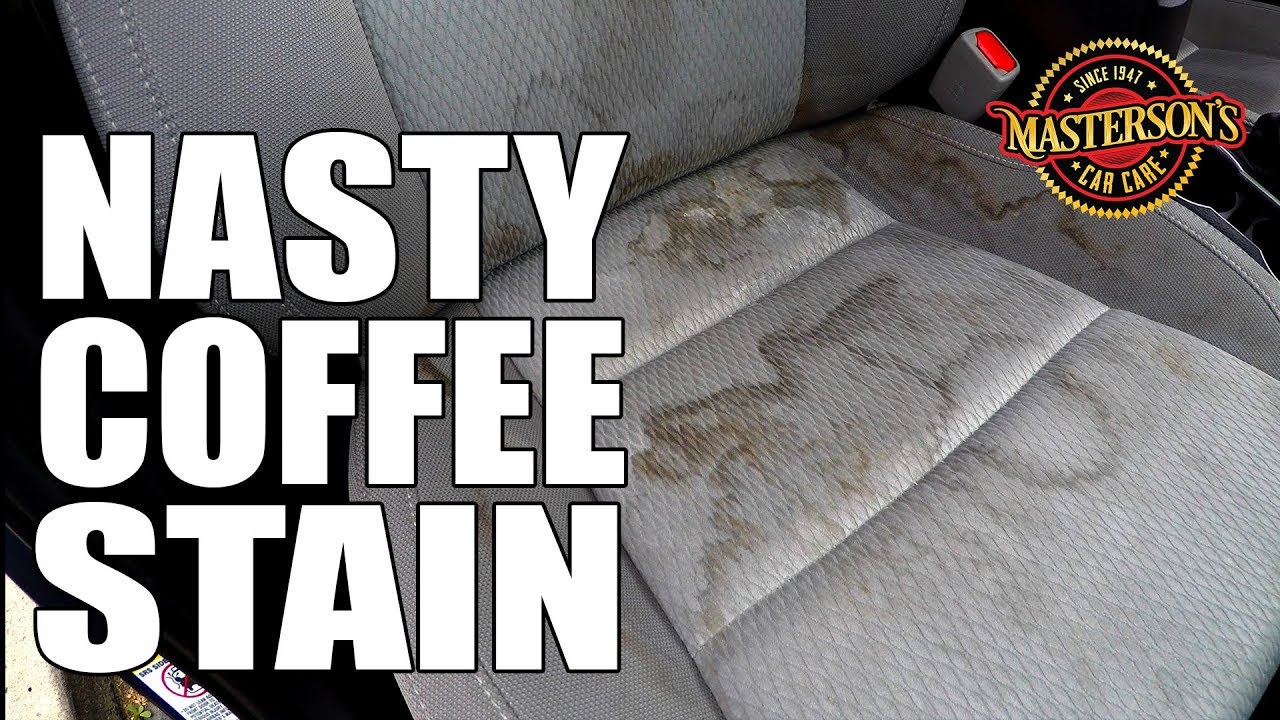 How To Remove Coffee Stains From Car Seats - Masterson's Car Care