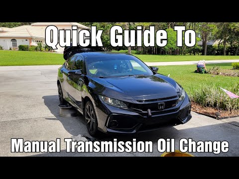 5 Minute Manual Transmission Oil Change - 10th Gen Civic