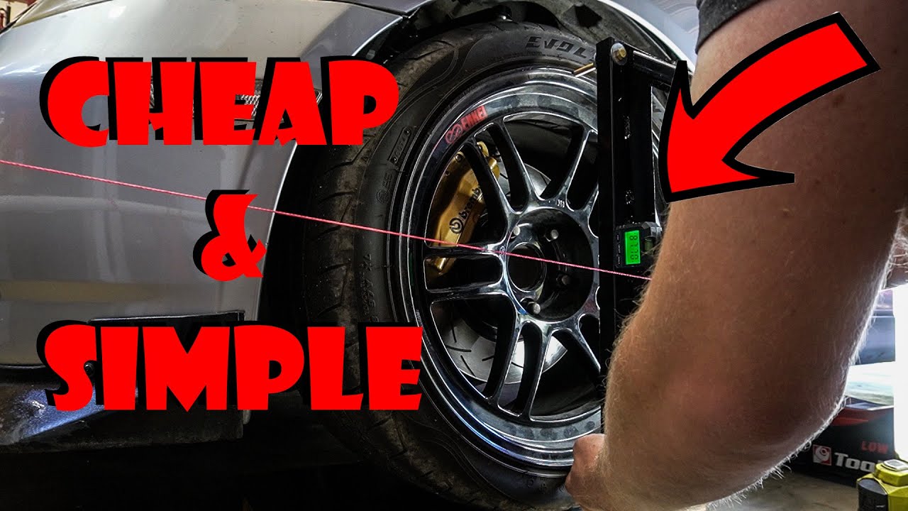 How To Easily Do Wheel Alignments At Home In Less Than 10 mins | V35 Skyline, Infiniti G35