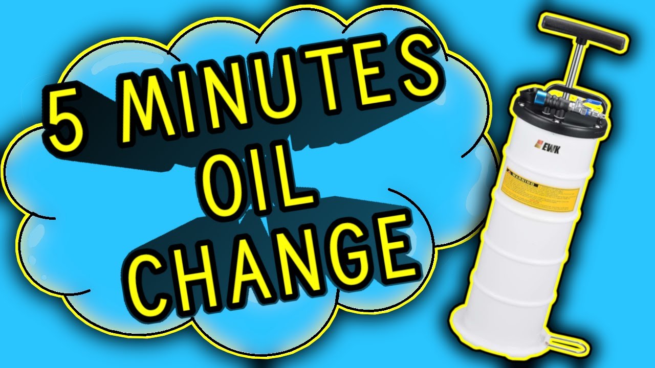 5 minute oil change diy ewk vacuum oil pump extractor tank review