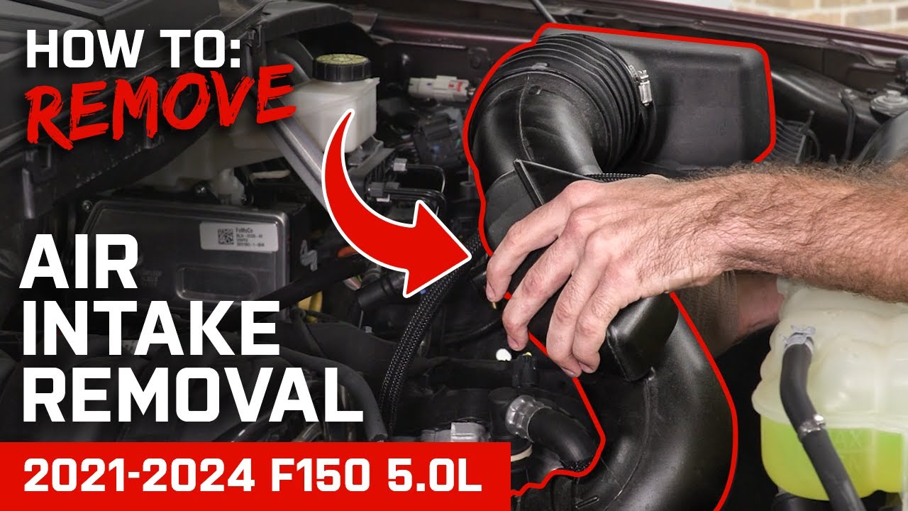 How to Remove Stock Air Intake | 2021-2024 F-150 5.0L V8