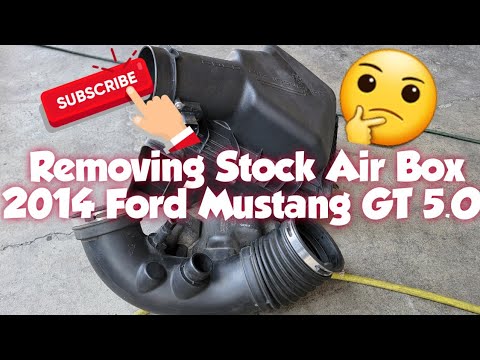 How to: Remove Stock AirBox 2014 Ford Mustang GT 5.O