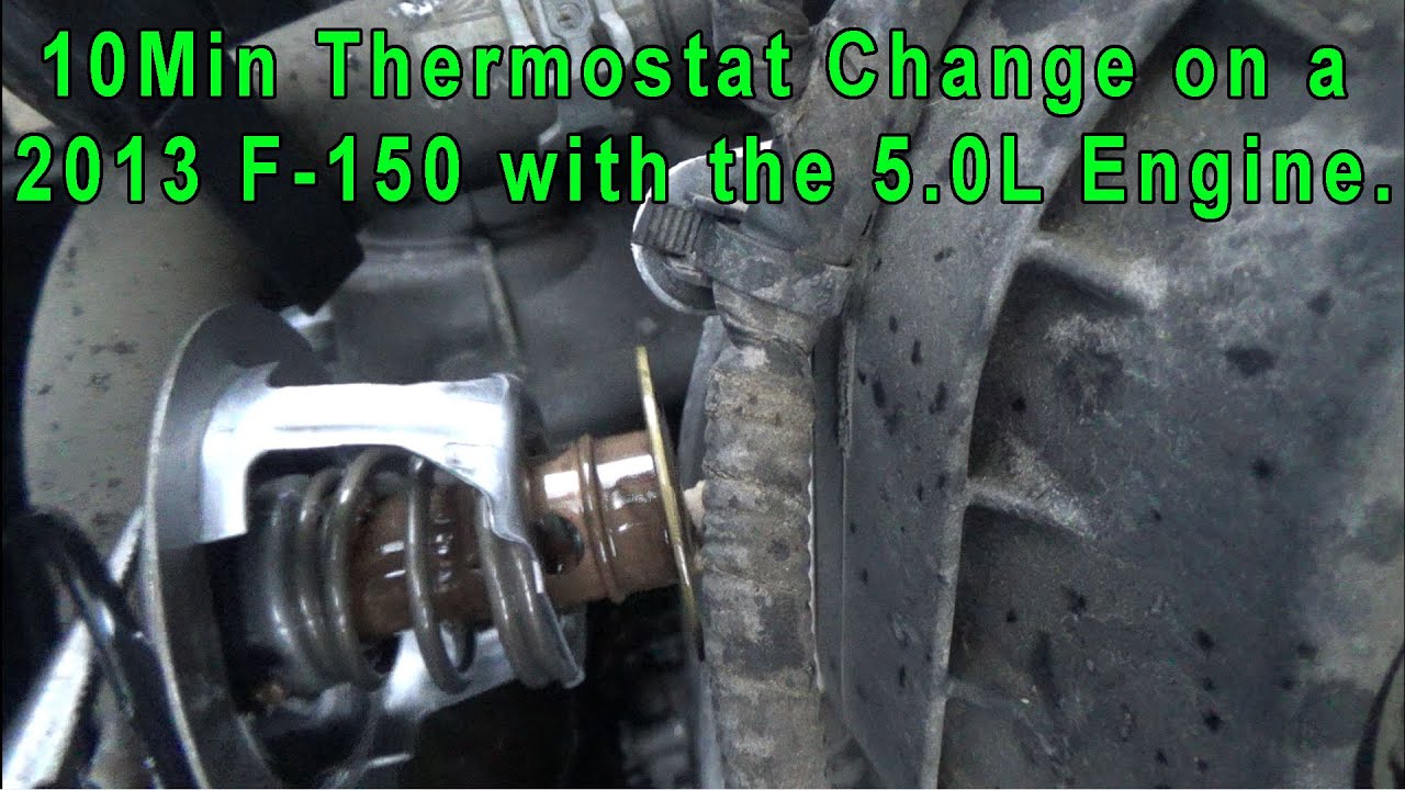 Easy 2011-2023 F-150 Thermostat Change in 10 min.