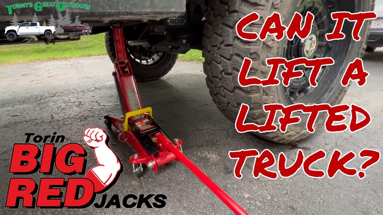 The Big Red Jack - Can it Lift a Lifted Truck...?