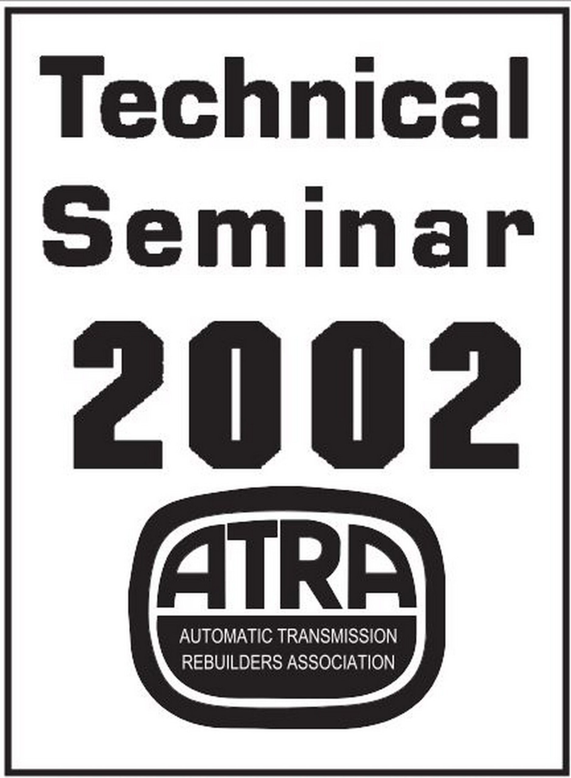 2002 ATRA Seminar Manual Contents