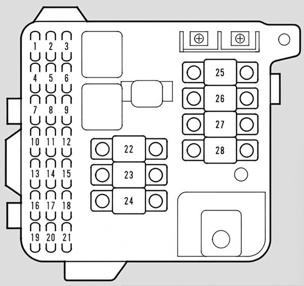acura rl ka9 1996 2004 fuses 08