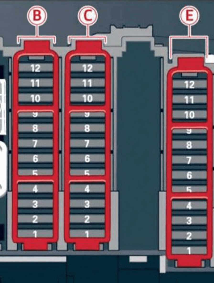 audi a4 s4 b8 8k 2008 2016 fuses 13