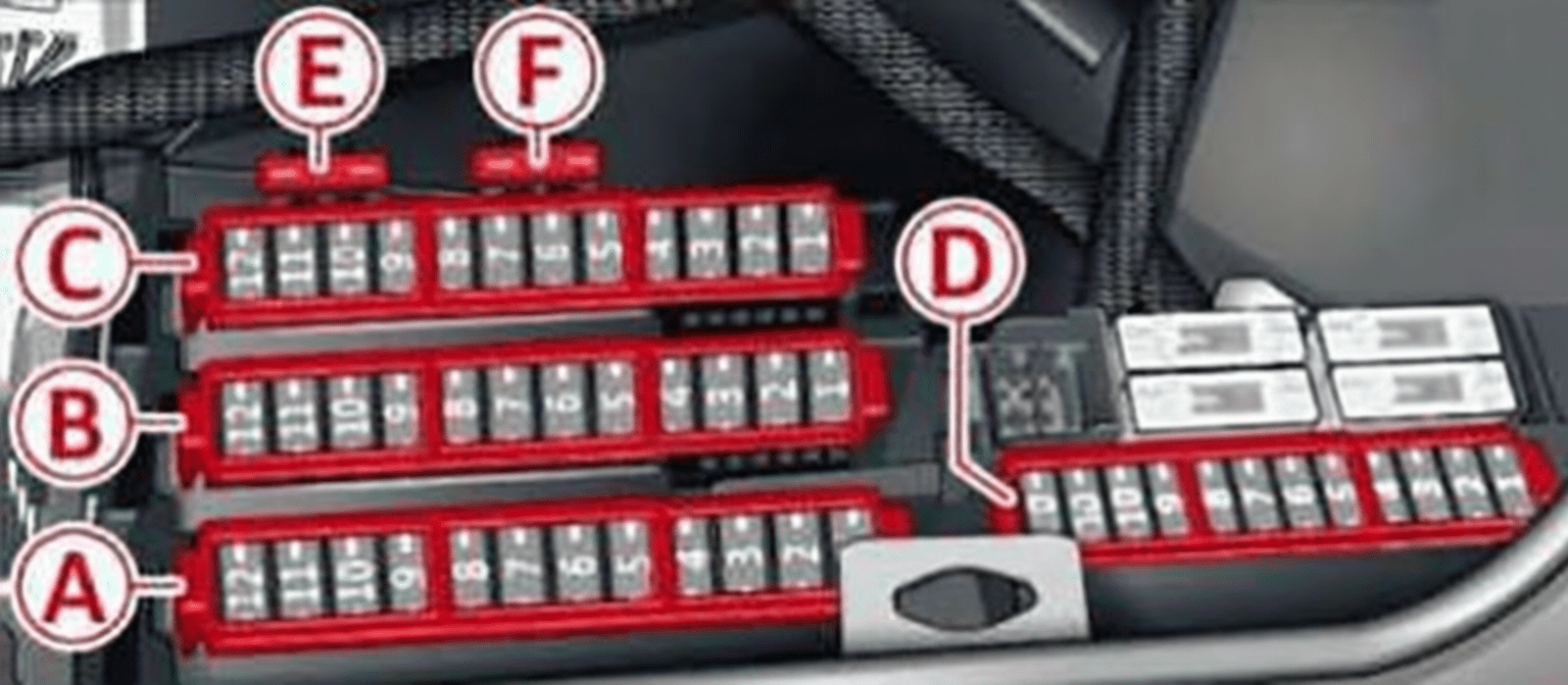 audi a6 c7 4g 2012 2018 fuses 10