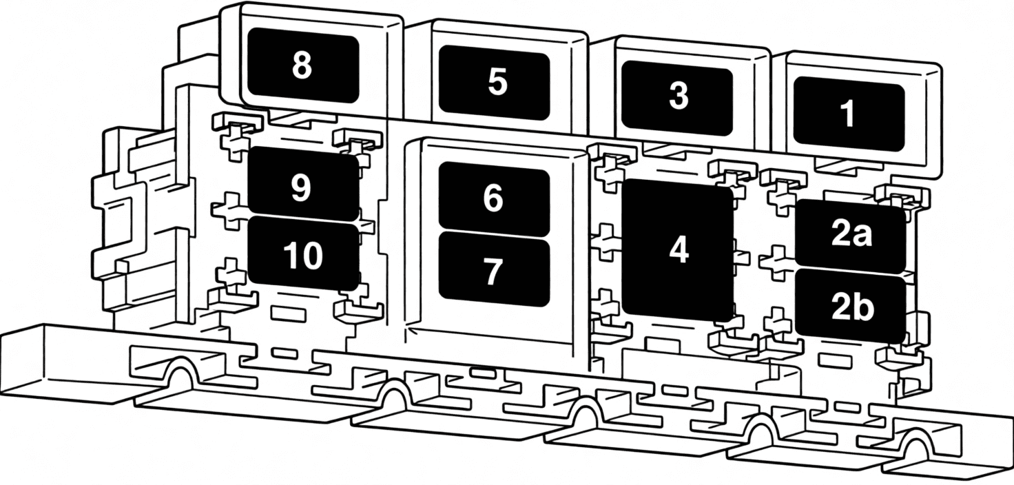 audi a8 s8 d2 4d 1998 2002 fuses and relays 16