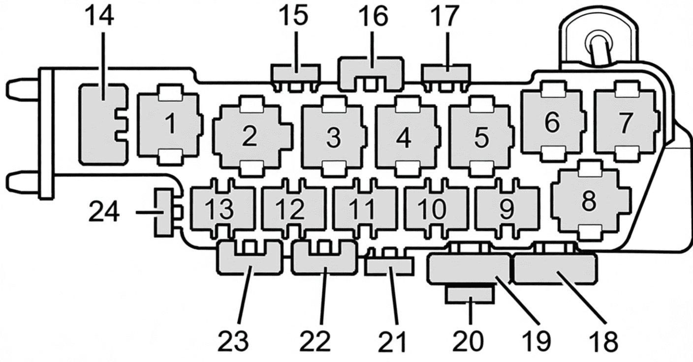 audi a4 s4 b5 8d 1998 2001 fuses and relays 10