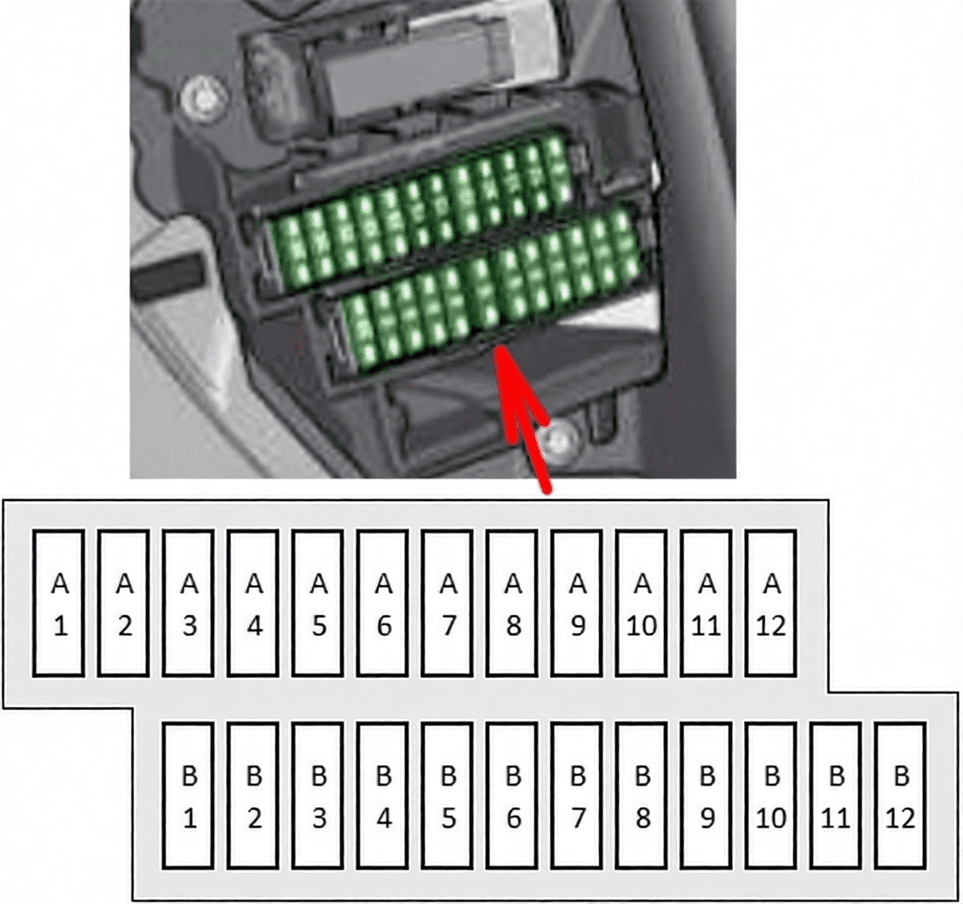 audi a6 c6 4f 2008 2011 fuses 09