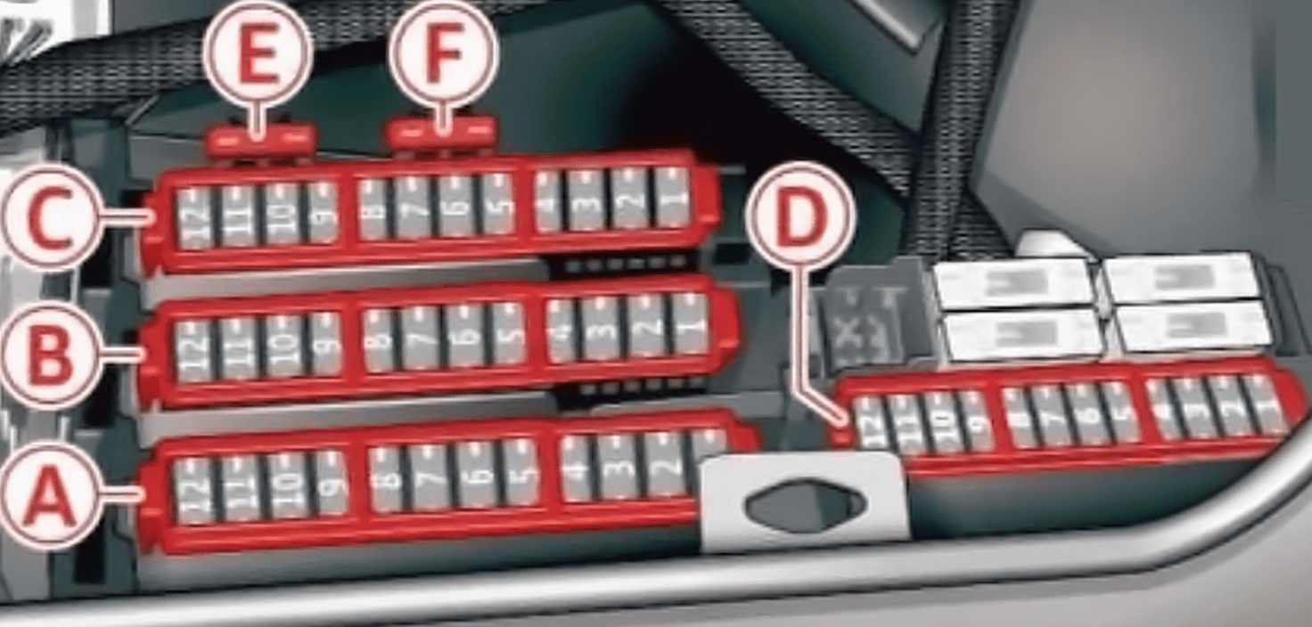 audi a7 s7 4g8 2010 2018 fuses 08