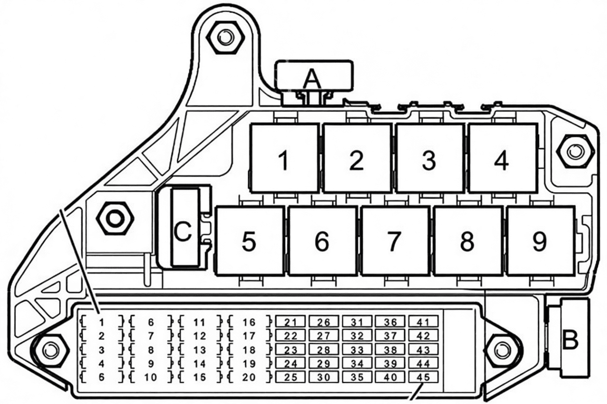 audi a2 8z 1999 2005 fuses and relays 06