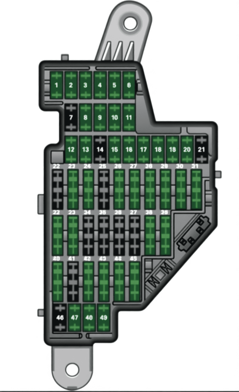 audi a3 s3 8p 2008 2012 fuses 08