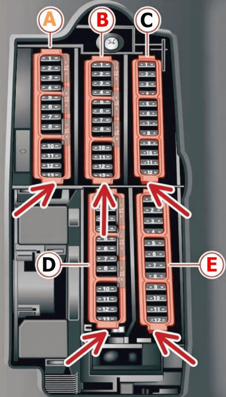 audi a5 s5 8w6 2017 2020 fuses 08