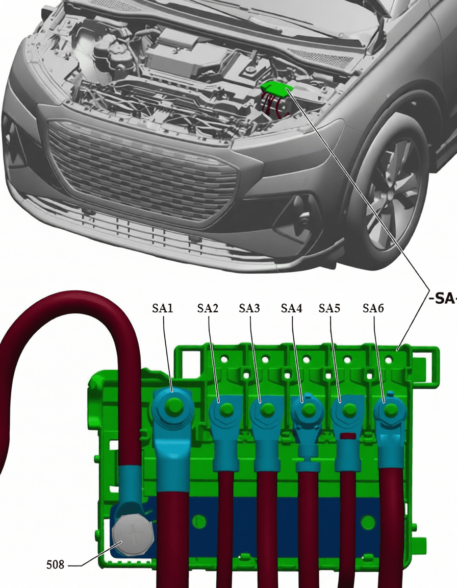 audi q4 e tron 2022 2023 fuses and relays 07
