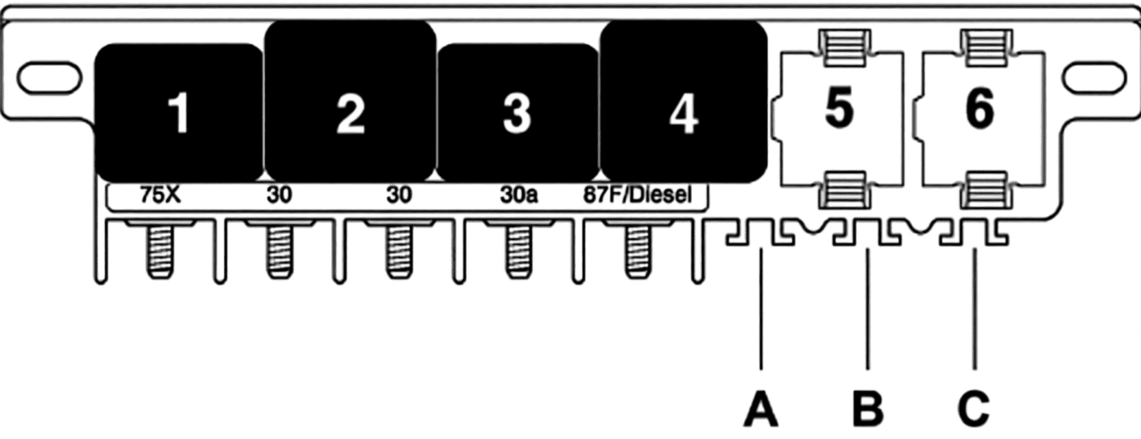 audi a6 s6 c5 4b 1997 2004 fuses and relays 08
