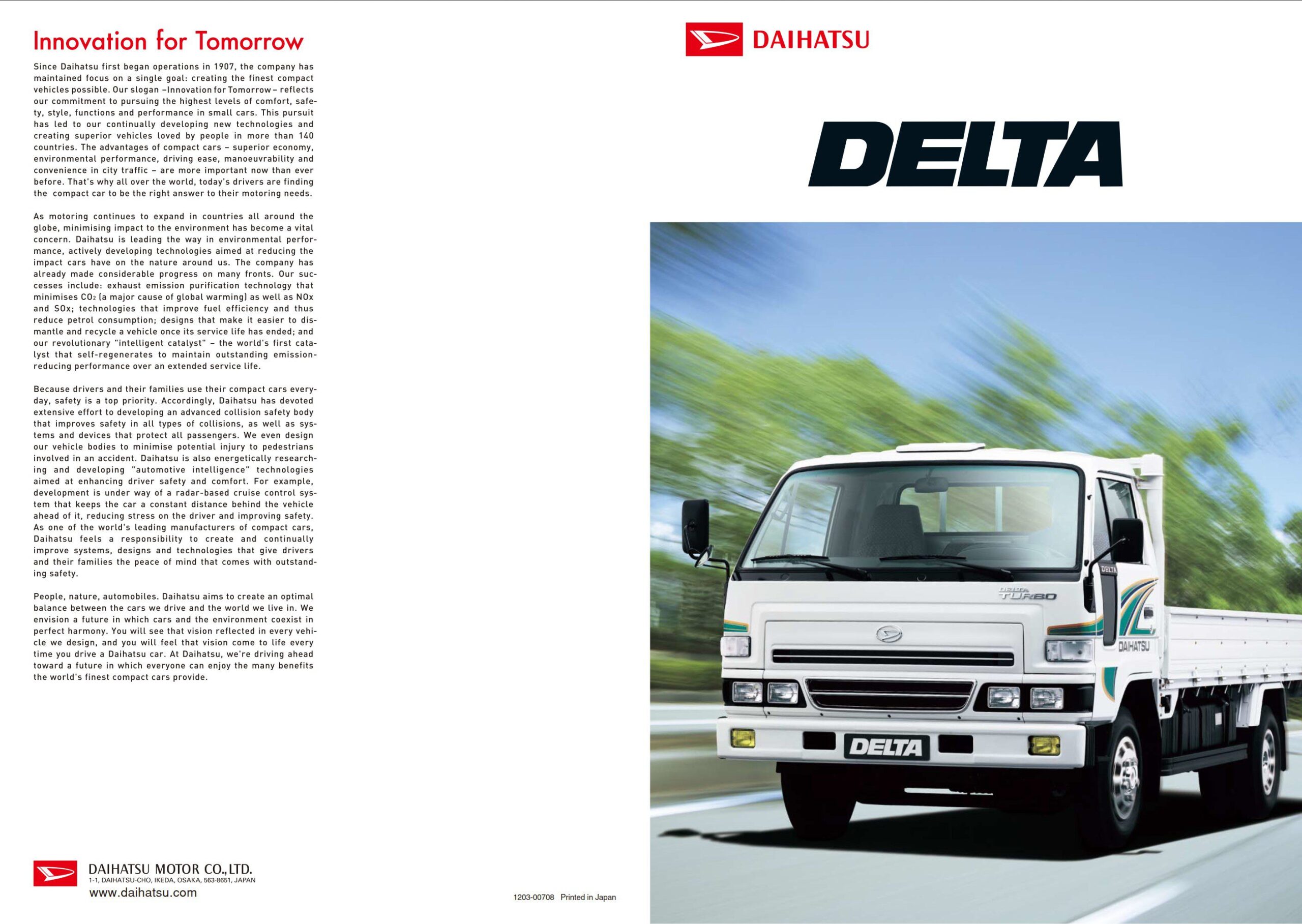daihatsu delta techical data