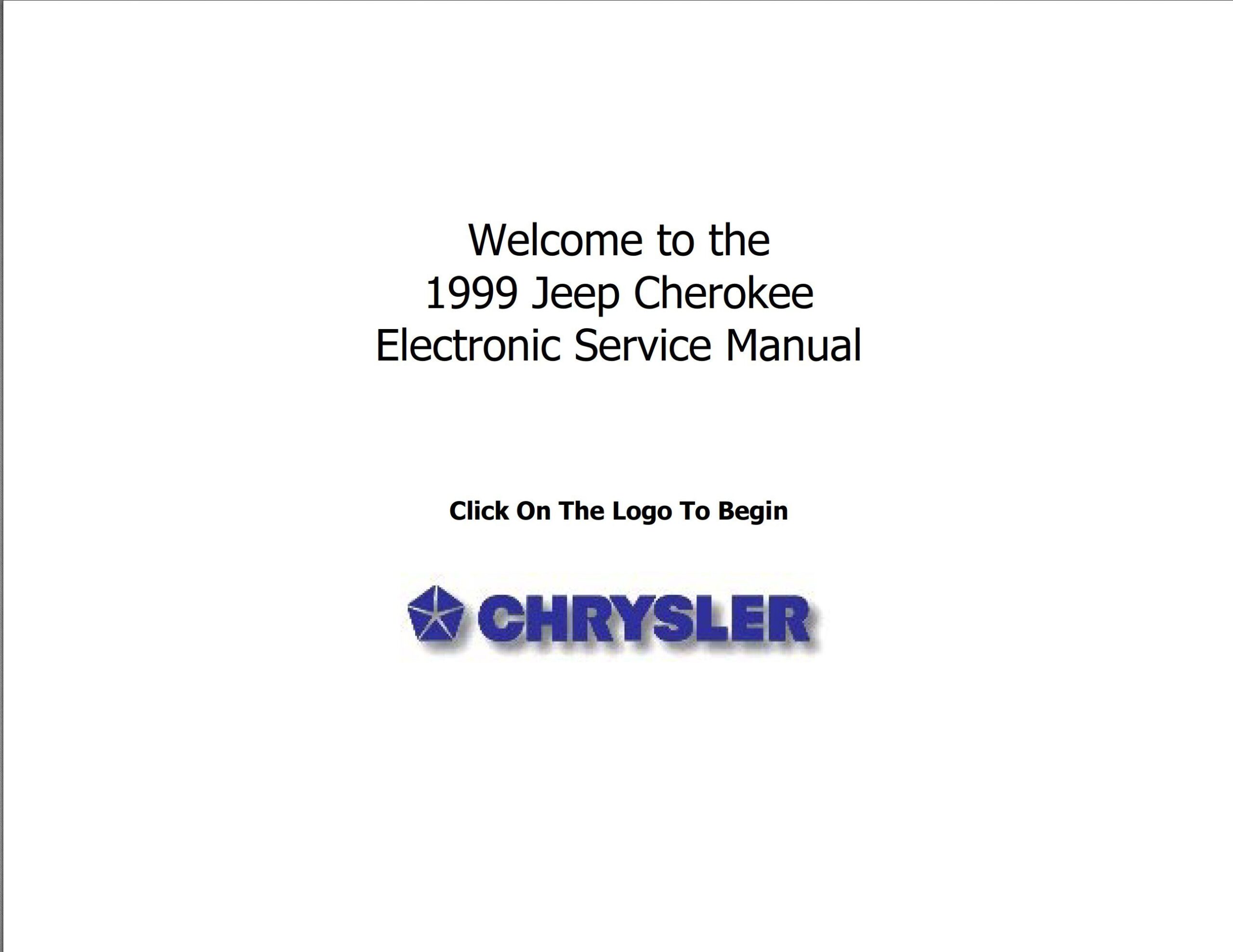 jeep cherokee xj 1999 service repair manual
