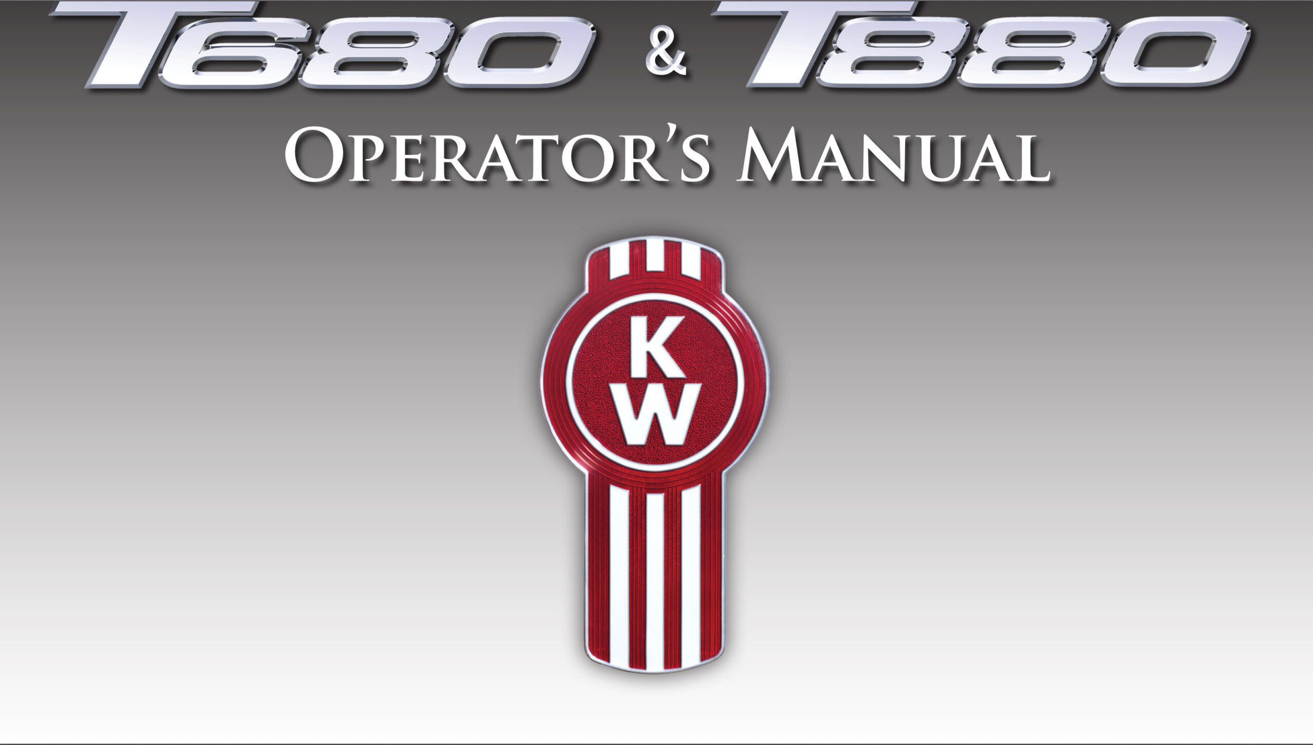 kenworth t880 operator’s manual