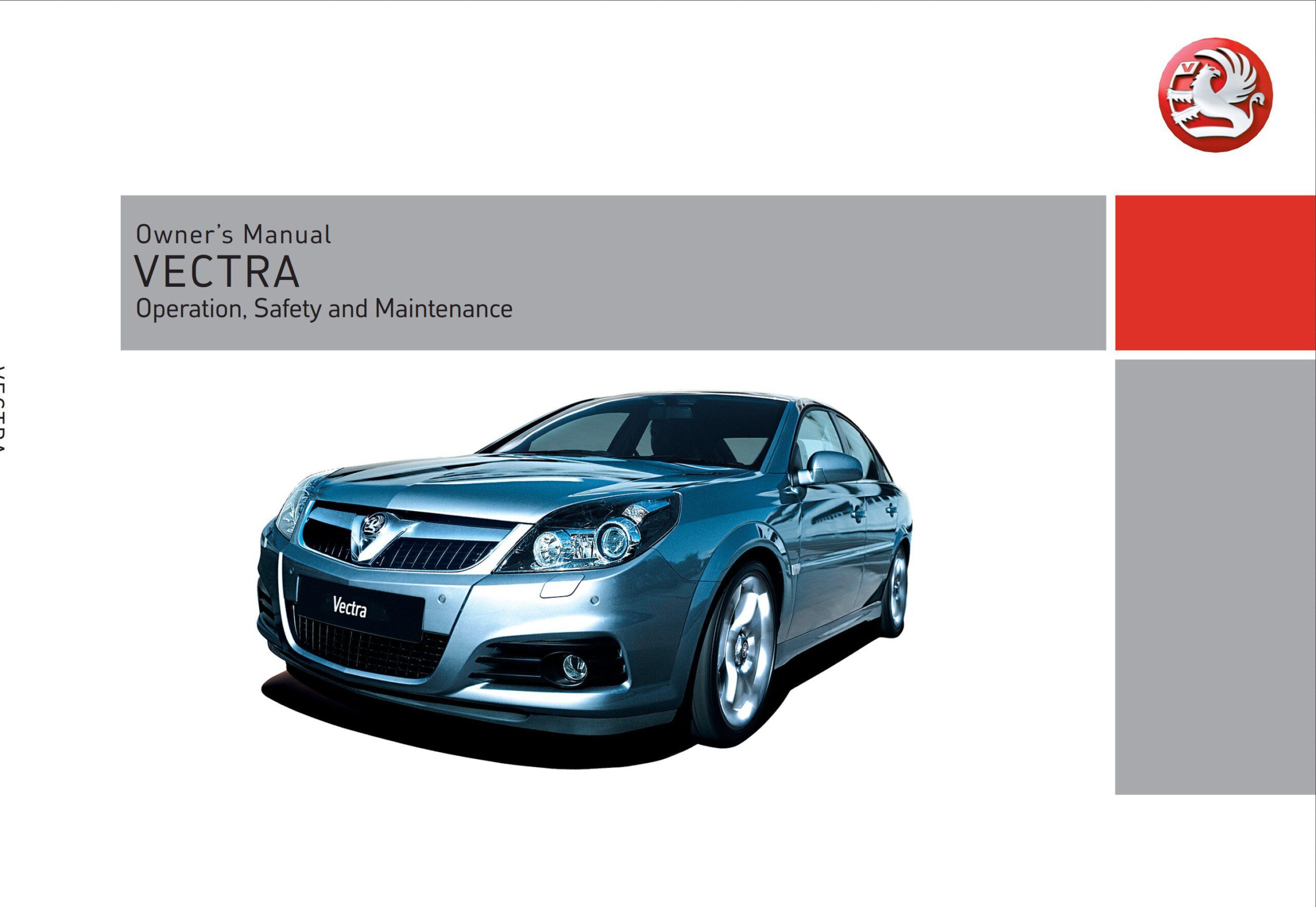 holden vectra owners manual