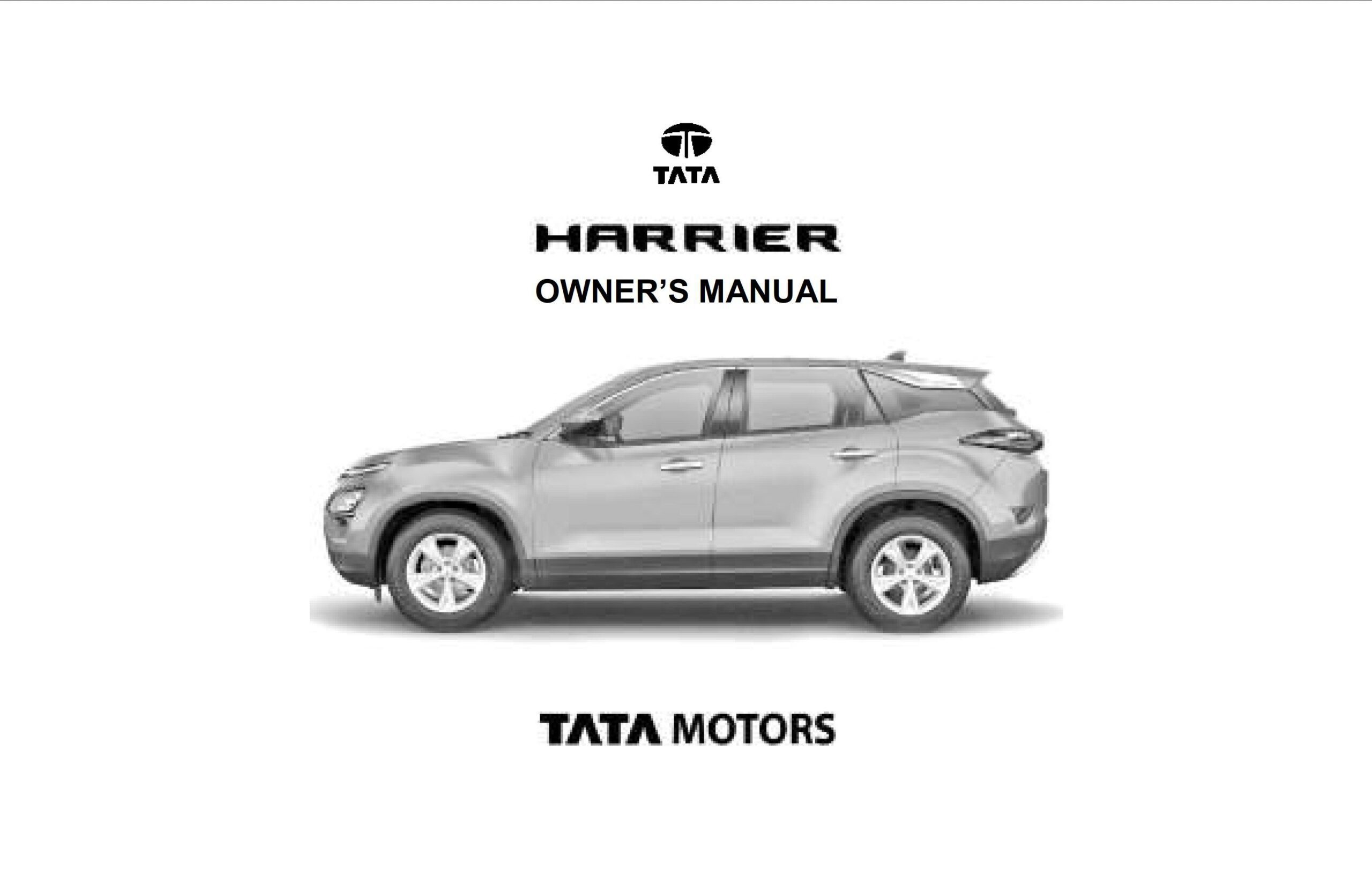 tata harrier owner's manual