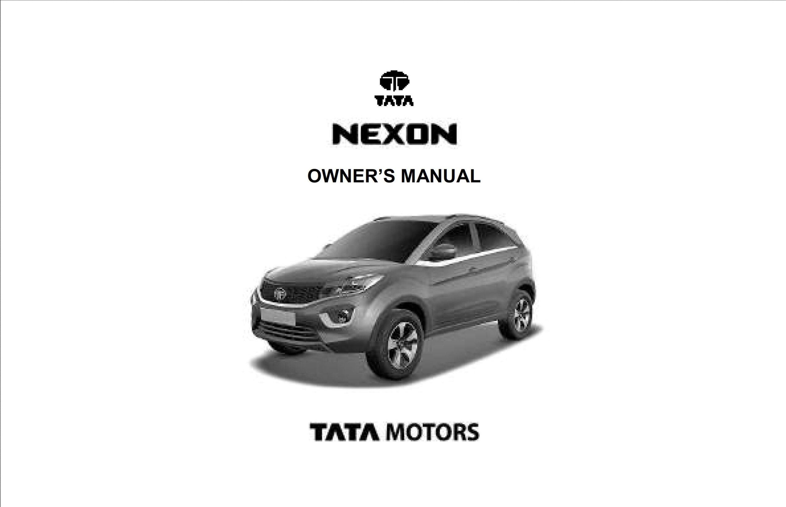 tata nexon owner's manual