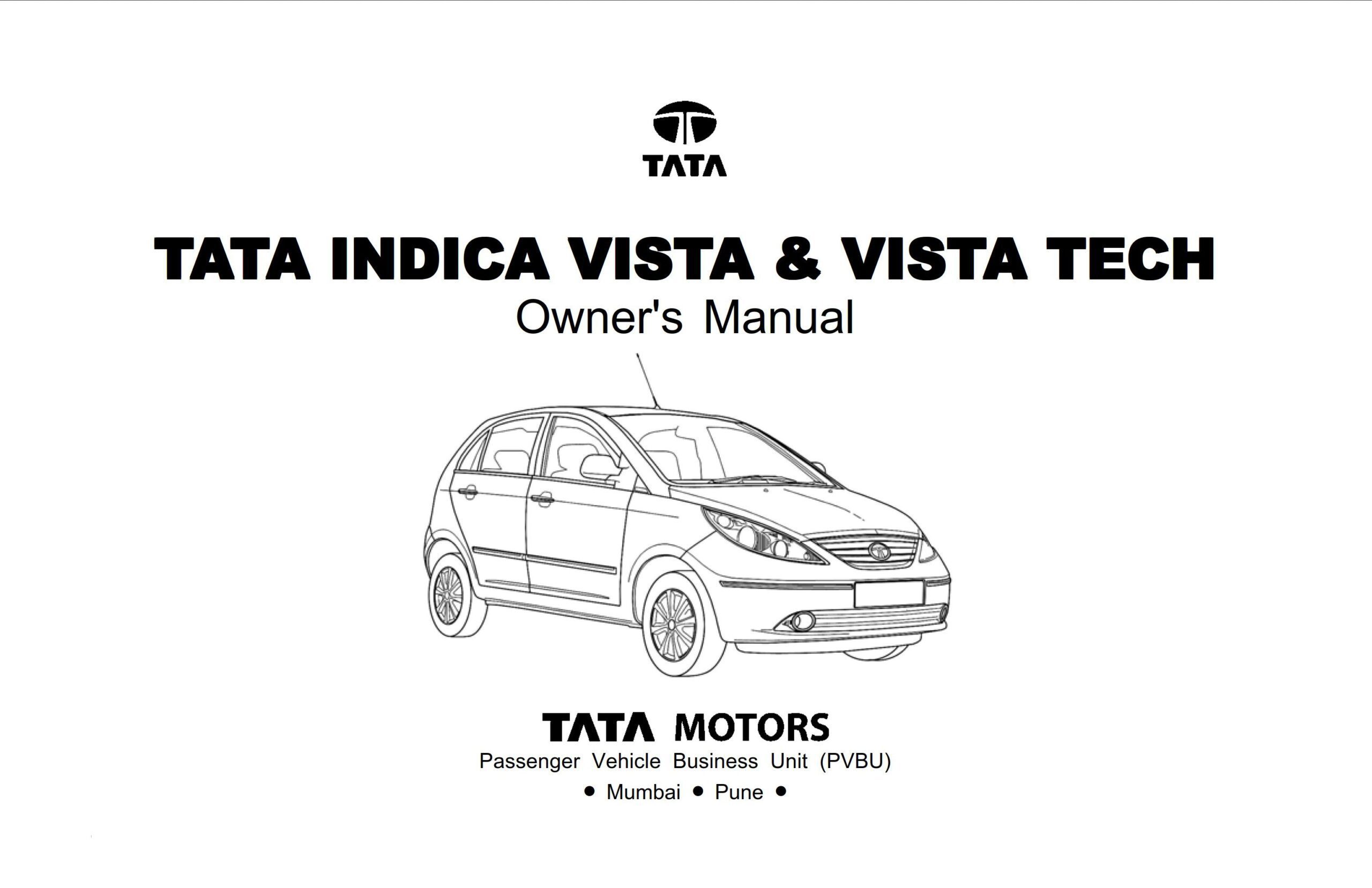 tata vista tech owner manual