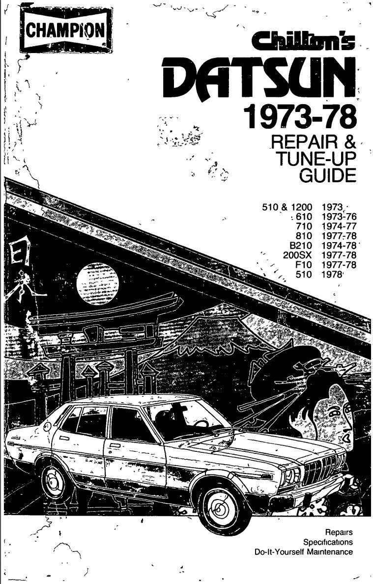 nissan 200 sx 1973 1978 workshop manual