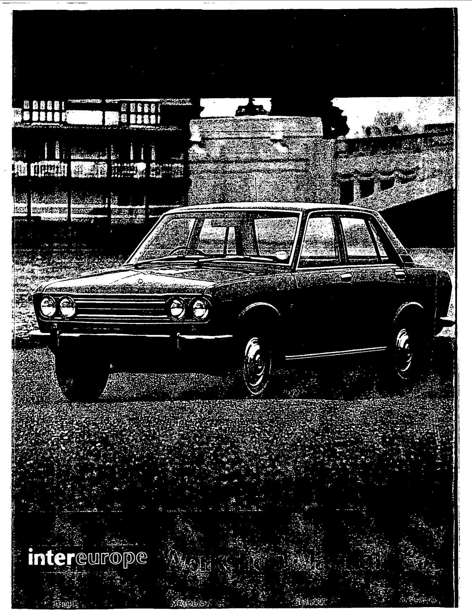 nissan bluebird 1969 workshop manual