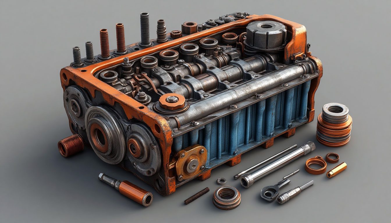 engine block crack repair checklist