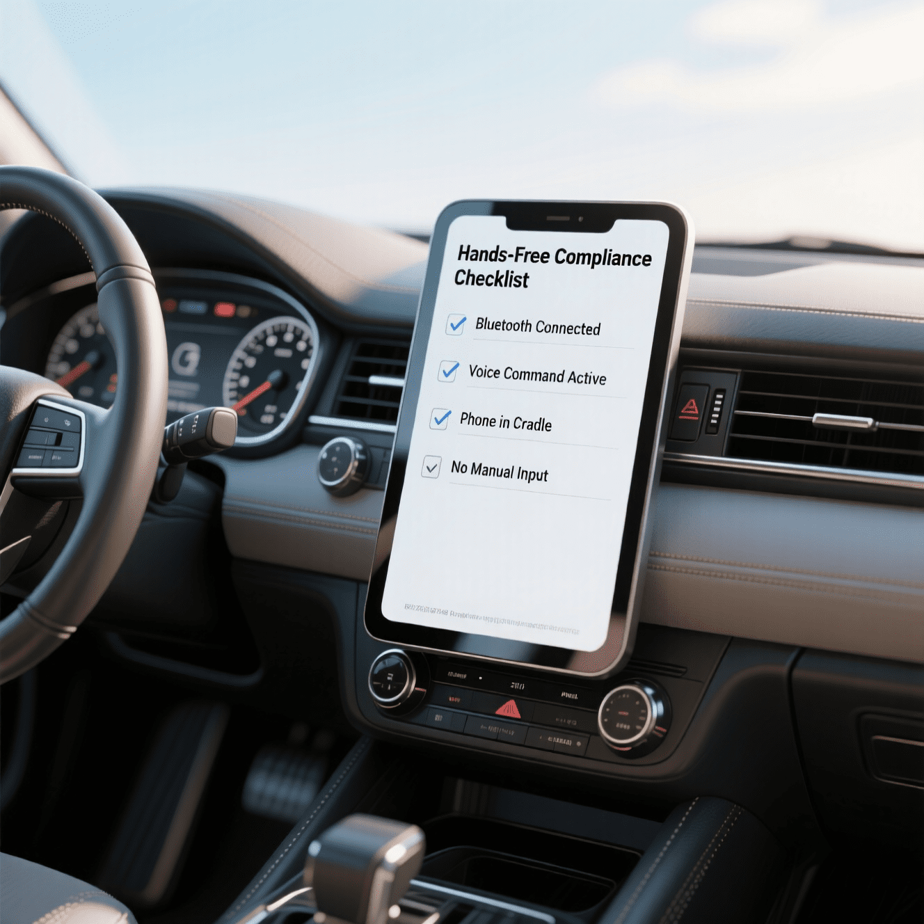 hands free compliance checklist