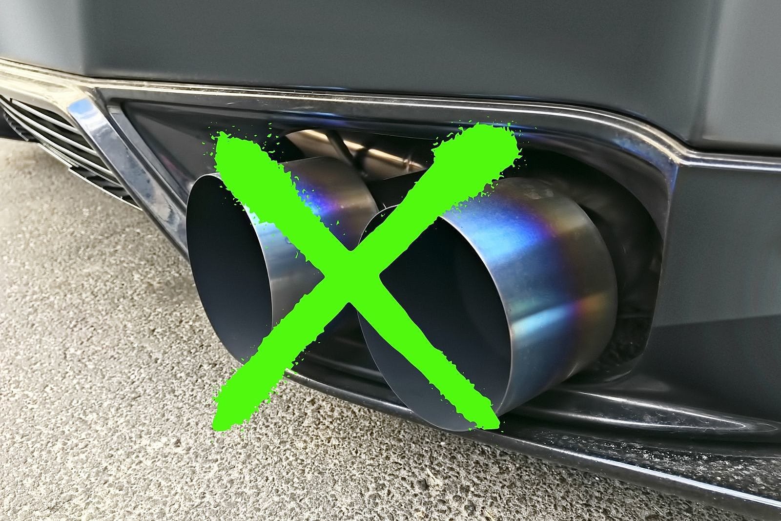 legal vs. illegal exhaust systems