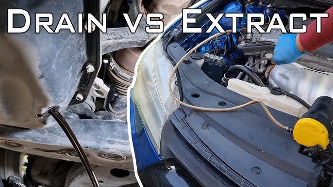 oil extractor vs. drain pan oil extractor vs. drain pan