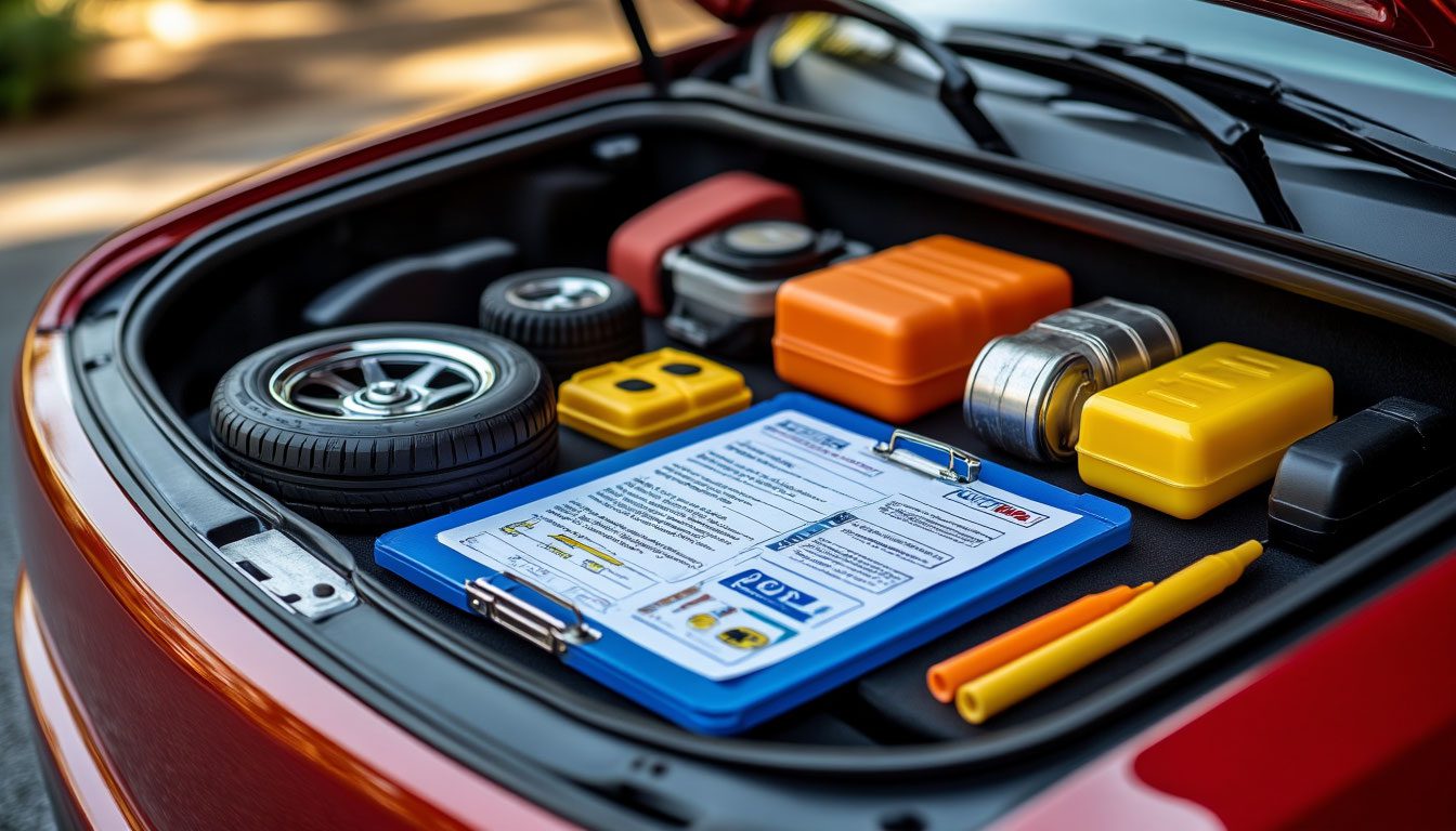 pre road trip safety checklist