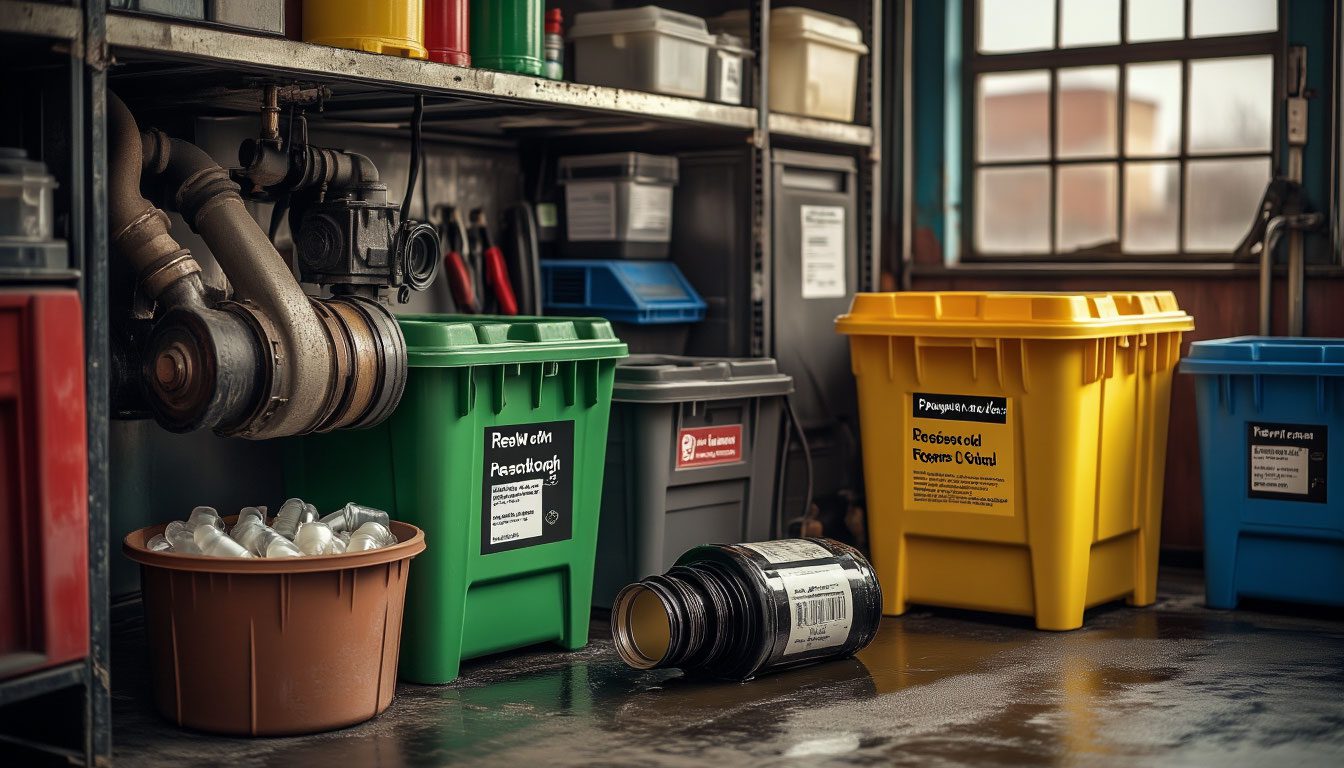 used motor oil recycling checklist