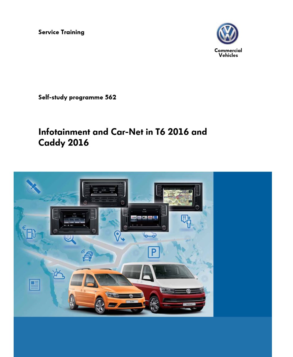 vag ssp 562 – infotainment and car net in t6 2016 and caddy 2016