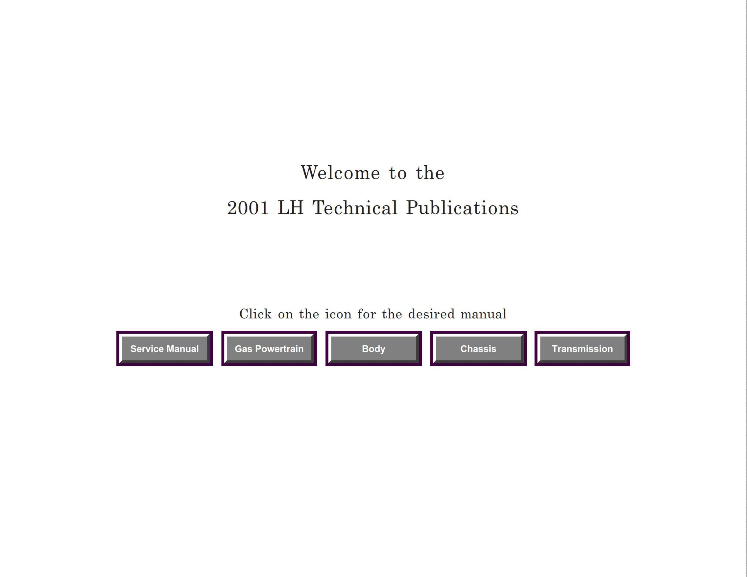 dodge chrysler 300m lhs concorde and intrepid 2001 service manual