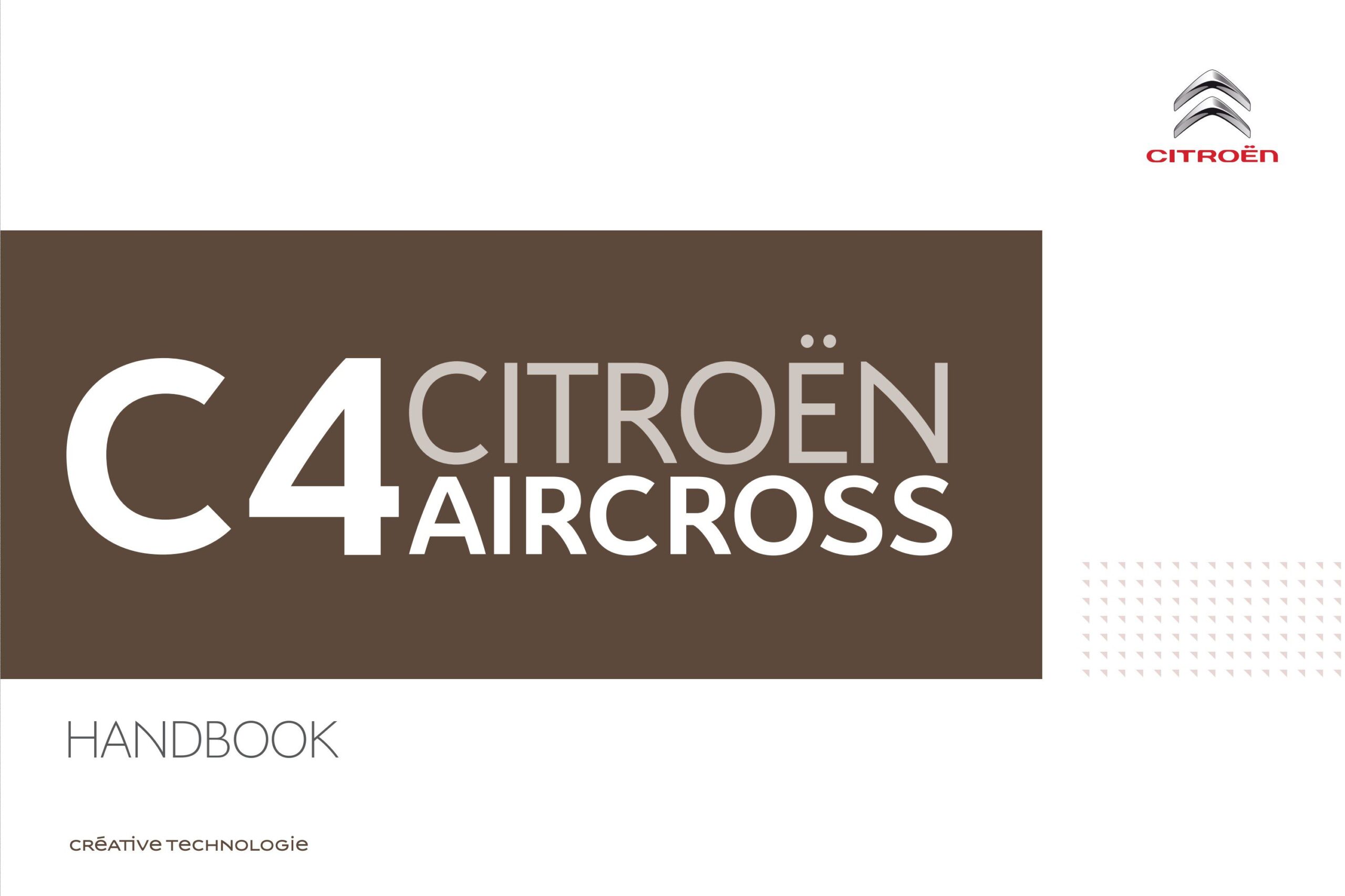 Citroen C4 Aircross 2017 Owner’s Manual