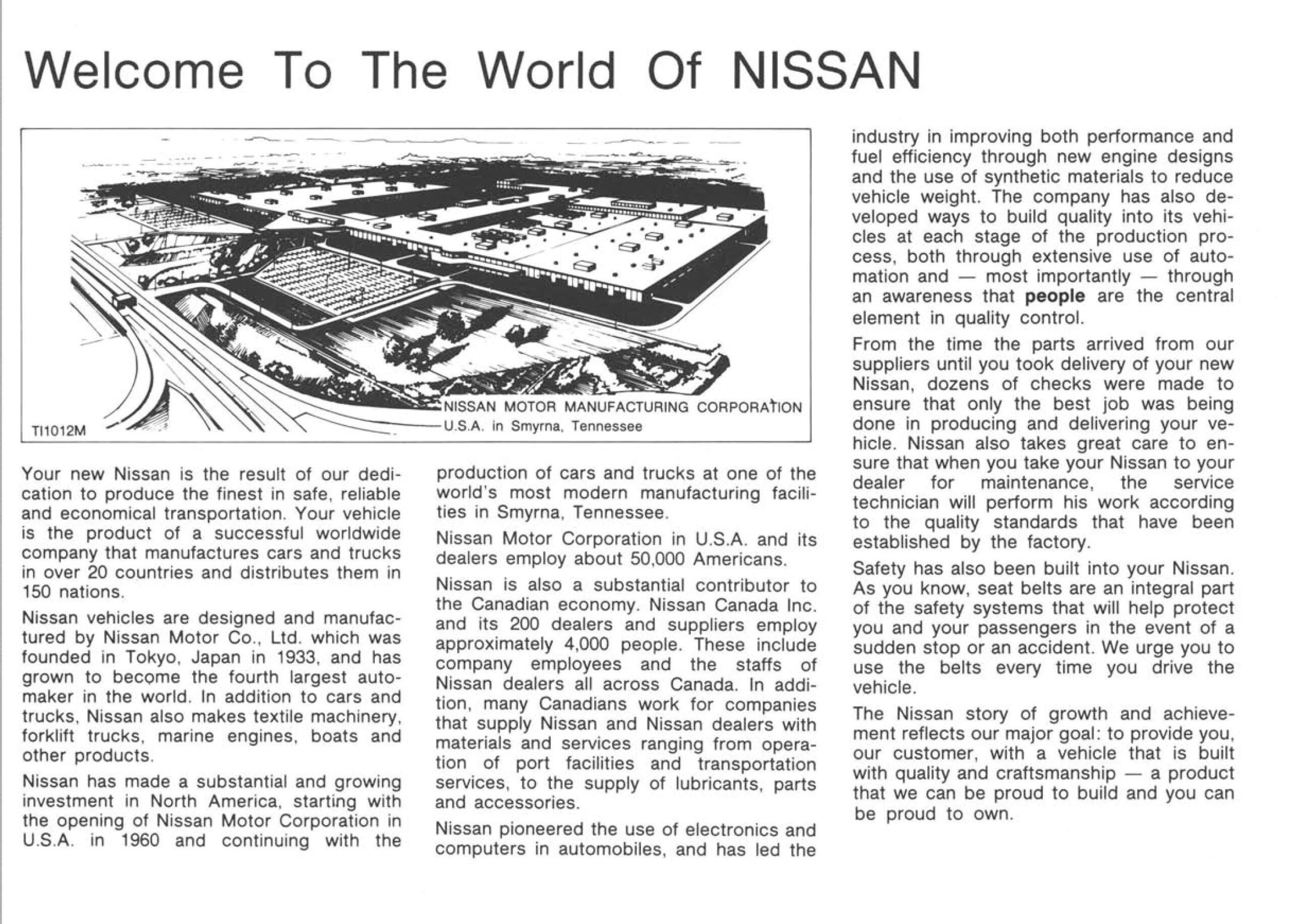 Nissan 300ZX 1992 Owner's Manual