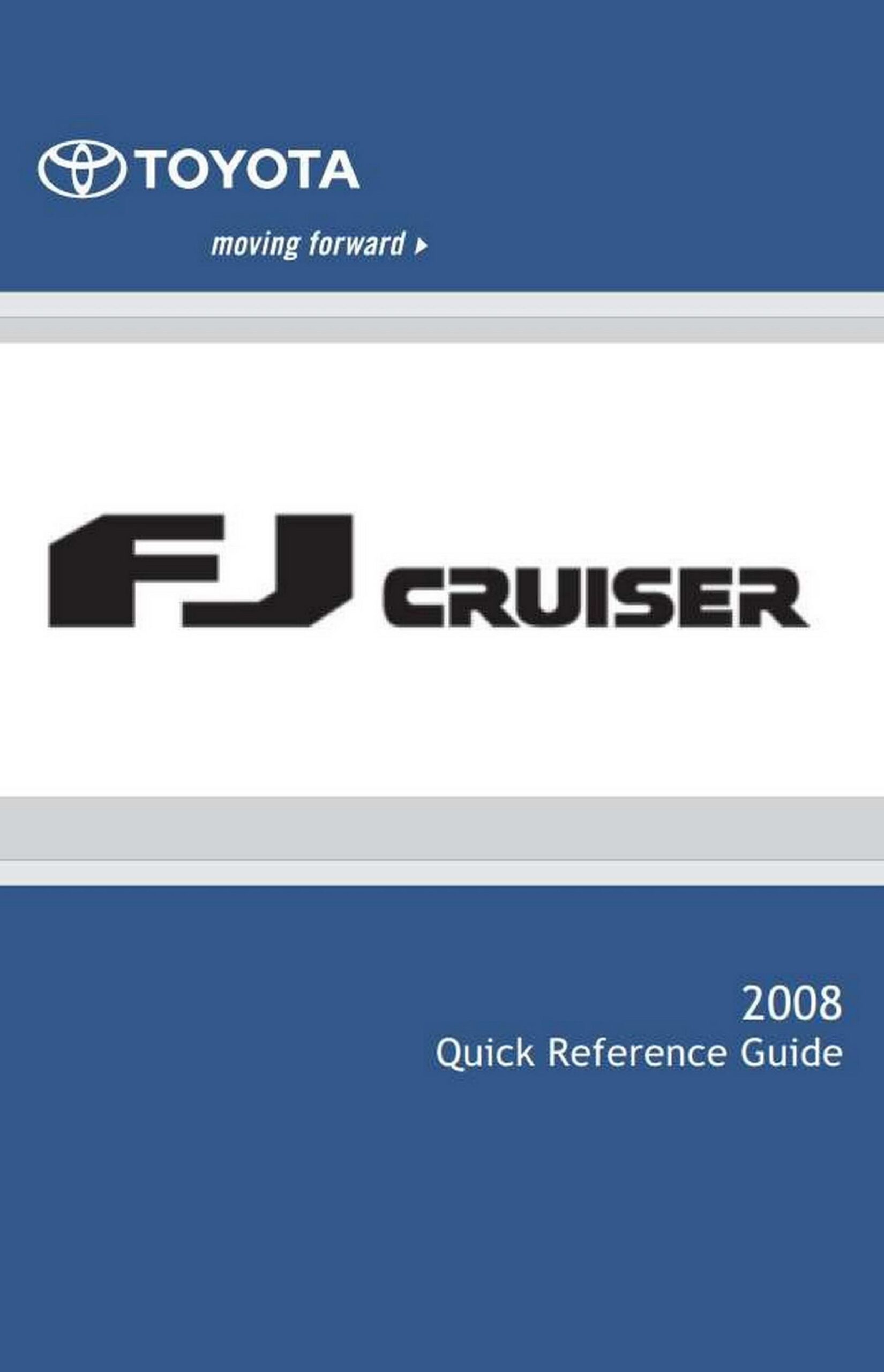 Toyota Fj Cruiser 2008 Owner's Manual