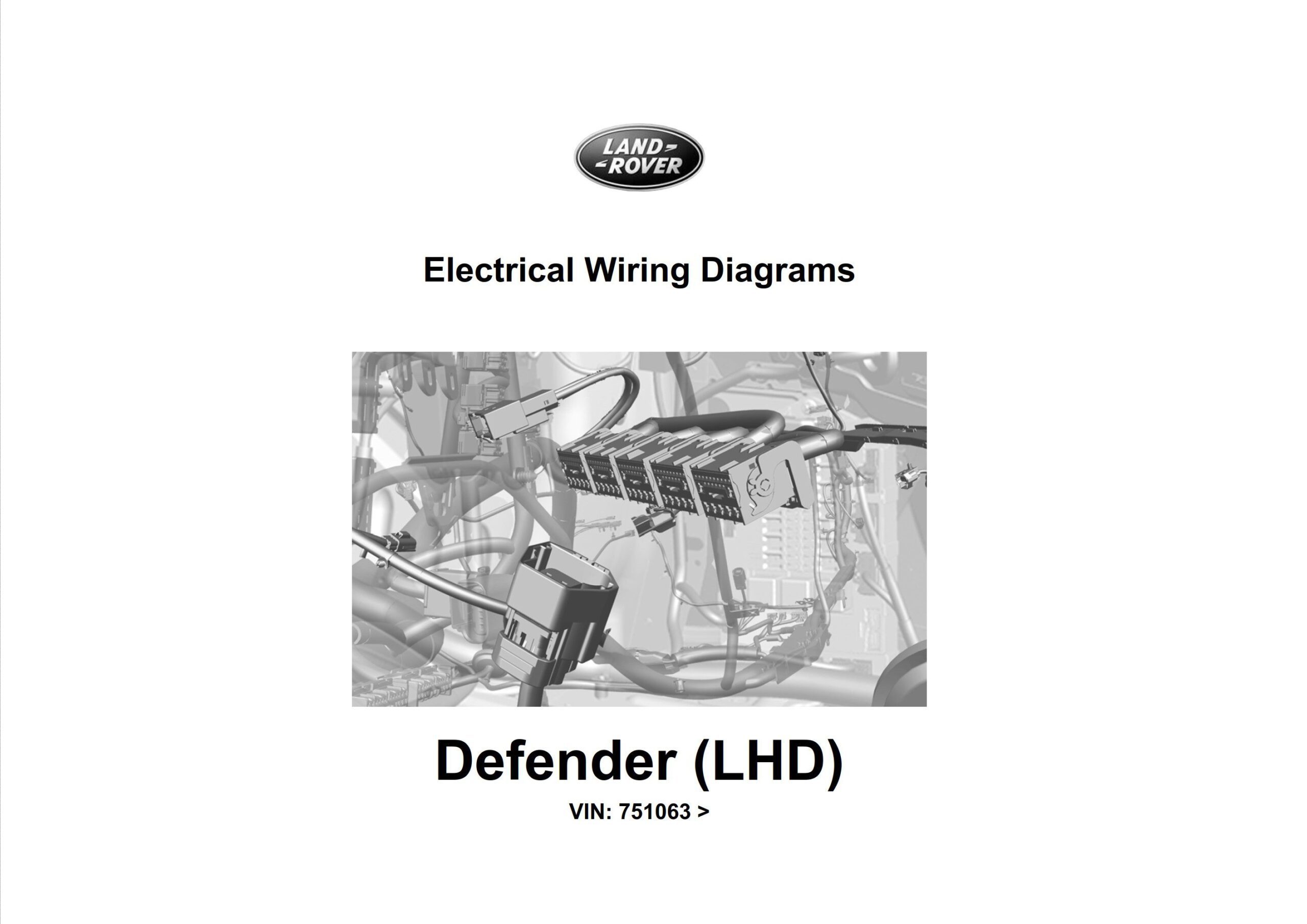 land rover defender electric wiring diagrams lhd