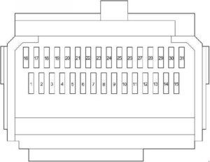 Toyota HiAce 2013 - 2018 Fuse Box Diagram